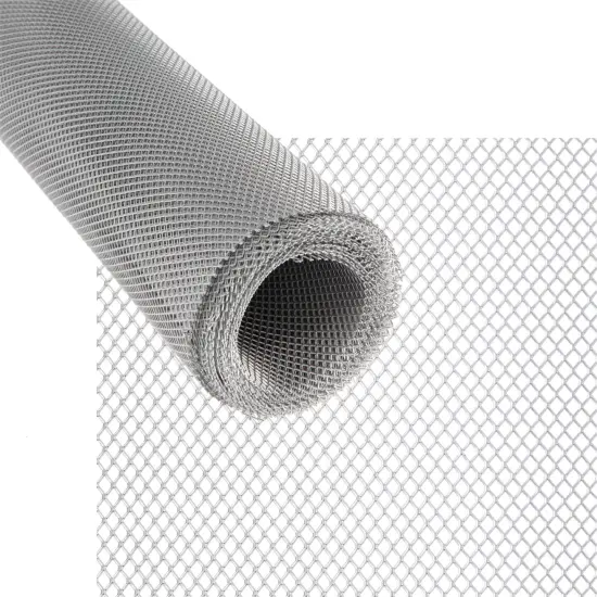 Creative Mark Medium 3mm Aluminum Wire Mesh Roll 19.68" x 9.84 ft, Woven Metal Mesh Screen for Sculptures, Sturdy & Pliable Structure, Ideal for Clay Plaster, Unique 3D Shape Transformations {1}