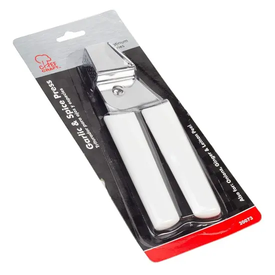 Chef Craft Manual Garlic Clove Mincer & Spice Hand Press - Also for Onions, Ginger, Lemon Peel {3}