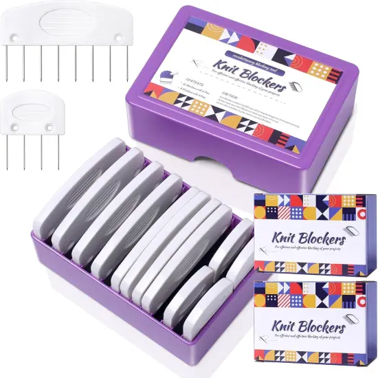 2 Boxes Knit Blocking Pins Kit {1}