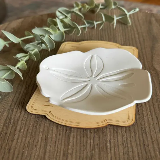 SAND DOLLAR | TRINKET DISH | CLAY CUTTER {3}