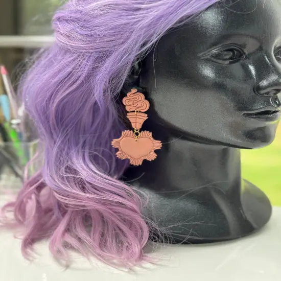 Sacred Heart Art Deco | Tattoo | Clay Cutter Set {2}