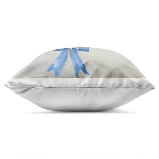 Stupell Industries Hydrangea Beauty & Bow Outdoor Pillow, 18 x 7 x 18 {3}