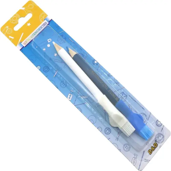 Fabric Marking Pencil Colors Pencils Tailor Chalk (Blue, White) {4}