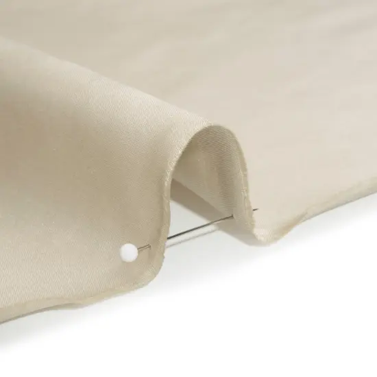 1 Yard Candlelight Glow Gray Silk Duchesse Satin Luxury Fabric, 59 Inches Width {2}