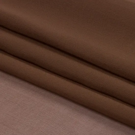 1 Yard Smooth Cappuccino Premium Silk Chiffon Fabric Perfect for Elegant Couture Creations 54 Inch Width {1}