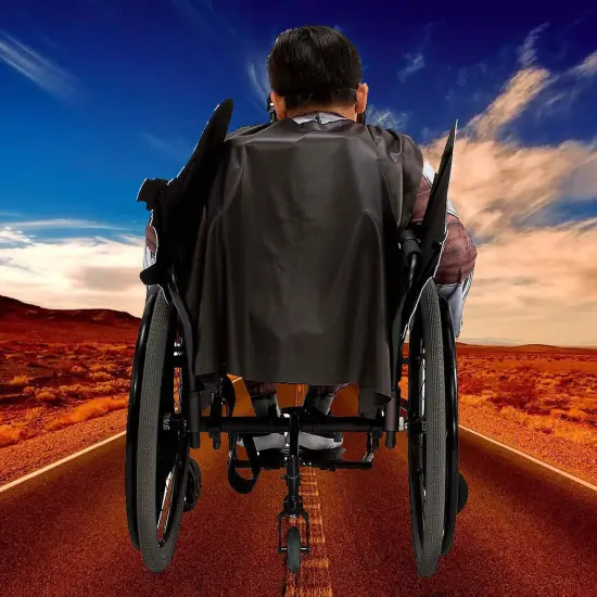 Mandalorian Star Wars Wheelchair Costume Accessory with Speeder Design Panels {3}