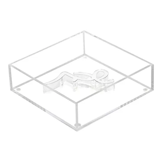 Napkin Holder With Shabbos Weight Silver {1}