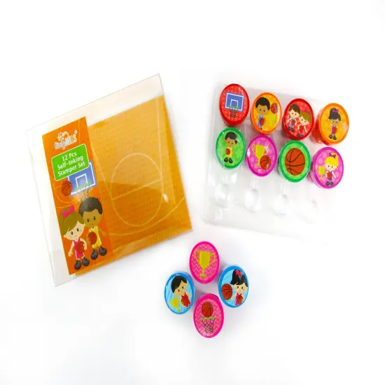 TINYMILS 12 Pcs Basketball Stamp Kit {4}