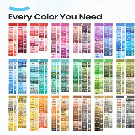 Beads for Diamond Painting Kit -89000 Pieces 445 Colors (Square Drills) 10.24 x 3.54 x 4.72 inches {4}