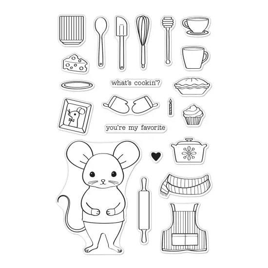 Hero Arts Clear Stamps 4"X6"-What's Cookin'? {3}