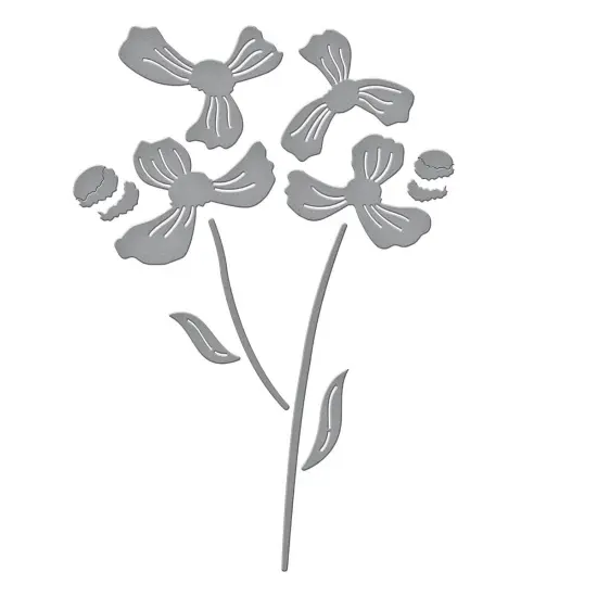 Spellbinders Etched Dies By Lisa Horton-Layered Anemone, Spotlight Frames {3}