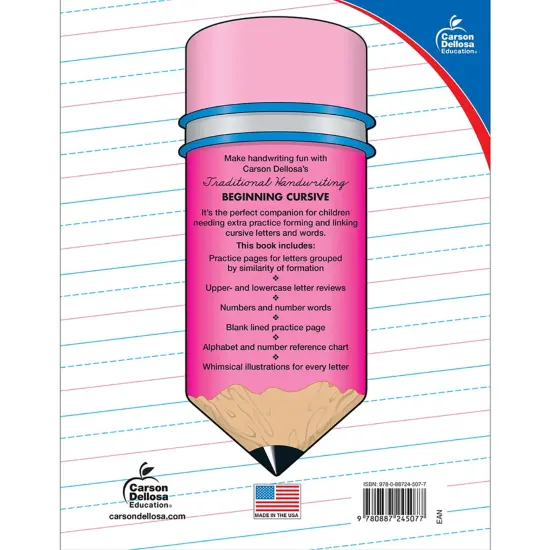 Traditional Handwriting: Beginning Cursive Resource Book, Grade 2-5, Paperback {2}