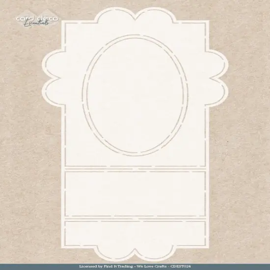 Find It Trading Card Deco Essentials Stencil-Lovely Lilacs 1 {1}