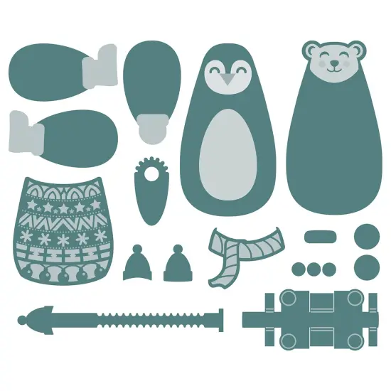 Tonic Studios Die Set-Very Festive Fayre - Mechanical {4}