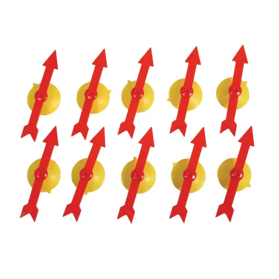 Suction Spinners - Set of 10 - Arrow Spinner for Games {1}