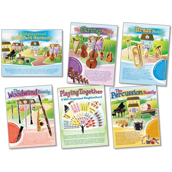 Musical Instruments Bulletin Board Set {1}