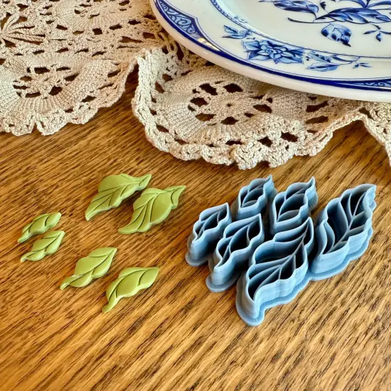 LEAVES CLUSTER PACK | SPRING FLORAL | CLAY CUTTERS {5}