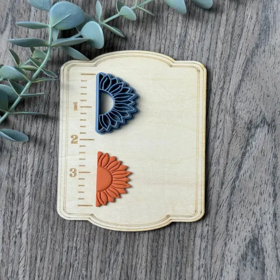Sunflower Halves | Country Western Clay Cutters {5}