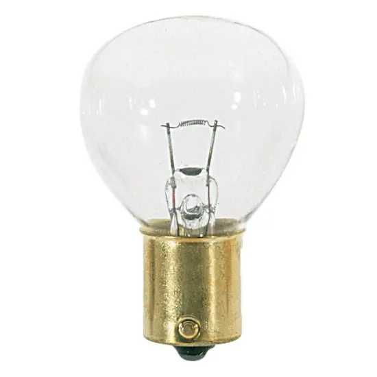 2Pk - Satco S3724 24W RP11 6-8V BA15S Bayonet Base Miniature light bulb {2}