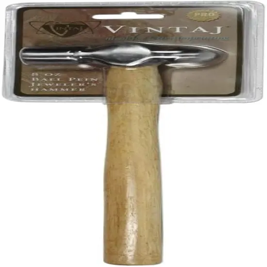 The Beadsmith Vintaj 8 Ounce Ball Pien Jeweler's Hammer, 11" {5}