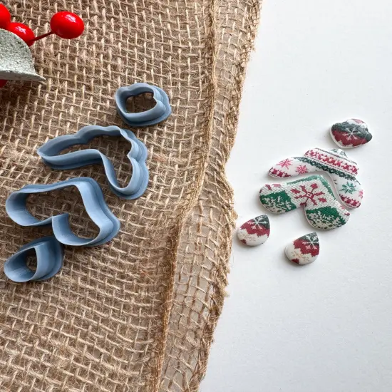 HOLIDAY CHANDELIER DANGLE | CHRISTMAS | CLAY CUTTER SET {4}