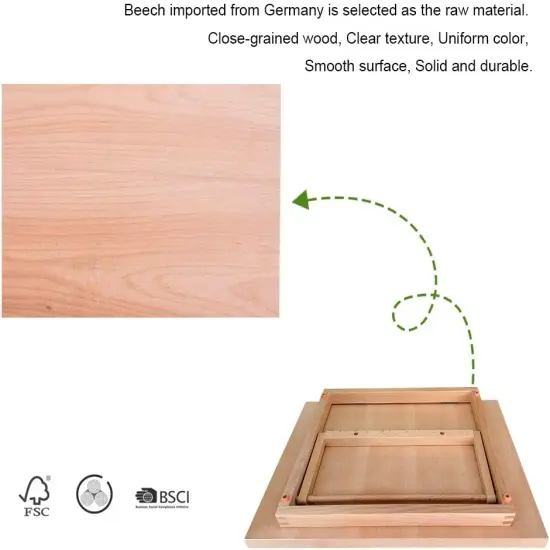 Tabletop Easel A3 Painting Easel with Smooth Surface, Adjustable Angle Art Easel for Artists, Children, Beginners & Student {3}