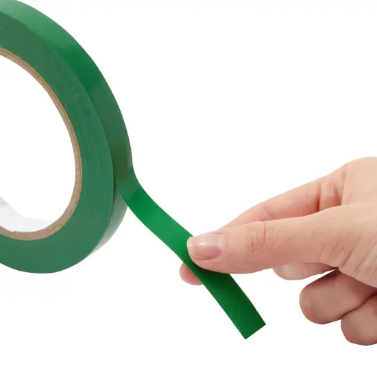 2 Rolls Vinyl Pinstripe Tape, 1/2-Inch x 36 Yards Gym Floor Tape for Marking Vehicles, Warehouse Grid Lines, Construction Sites (0.16mm, Kelley Green) {4}