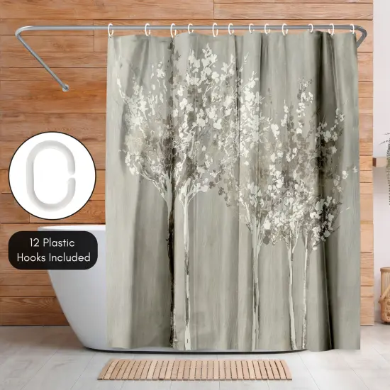 Americanflat 71" x 74" Shower Curtain, Dusky by PI Creative Art {5}