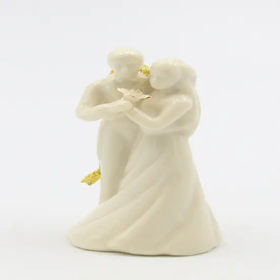 Ceramic Wedding Couple Ornament, Wedding D&eacute;cor or Gift, Anniversary D&eacute;cor or Gift, Home D&eacute;cor, Vanity Decor {2}