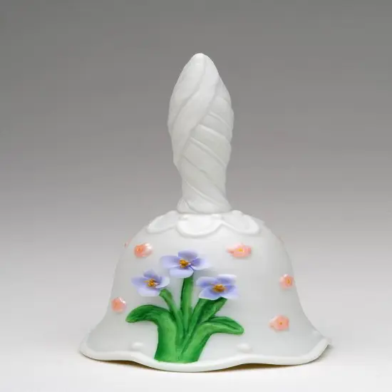 Ceramic Wedding Bell with Tulip Flowers, Wedding D&eacute;cor or Gift, Anniversary D&eacute;cor or Gift, Home D&eacute;cor, Vanity Decor {3}