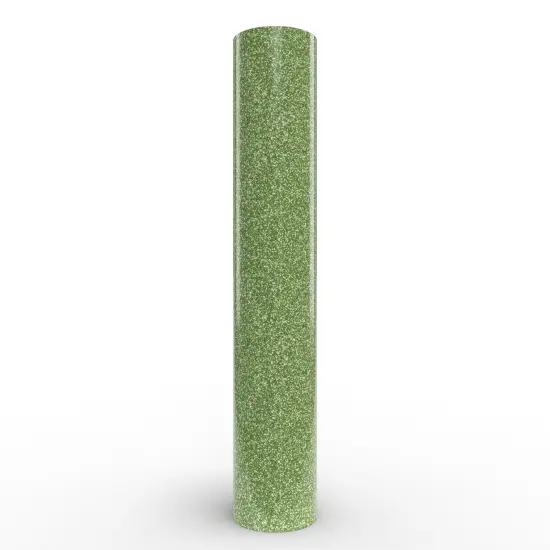Siser&reg; Glitter Heat Transfer Vinyl, 11.8" x 60" Light Green {1}