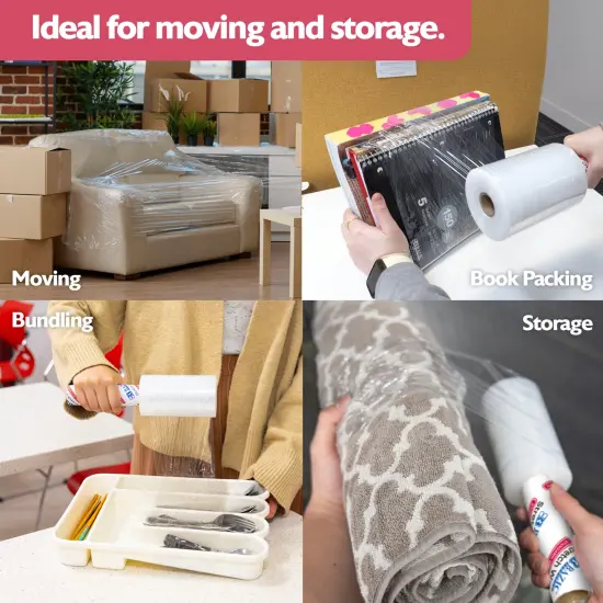 BAZIC 5" x 1000' Stretch Wrap Film {3}