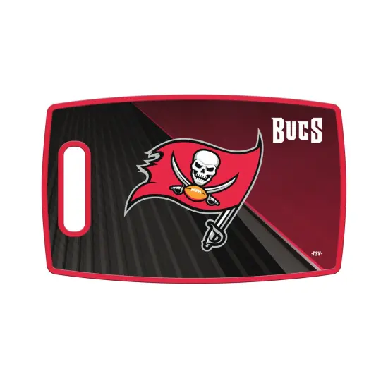 Sports Vault NFL Tampa Bay Buccaneers Large Cutting Board, 14.5" x 9" {1}