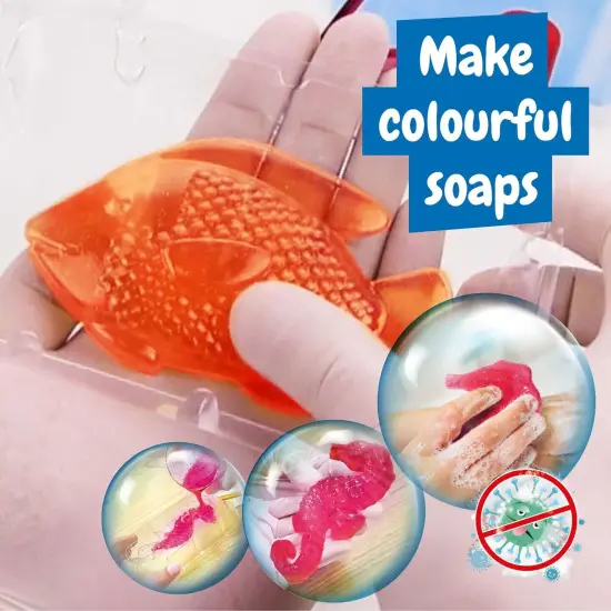 Soap Maker Kit for Kids - Make Your own Soaps and Bath Salts, Soap Moulds for Kids + Gift Bags Included, Crafts for 8+ Year Old Girls and Boys, Stem Toy, Gift for Girls and Boys Age 8-12+ {4}