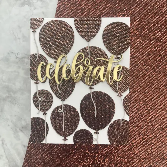 COPPER Sequin Glitter Cardstock - Encore Paper {4}