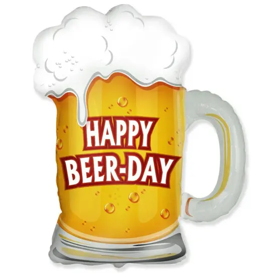 LA Balloons&reg; Happy Beer-Day Balloon 27 Inch {2}