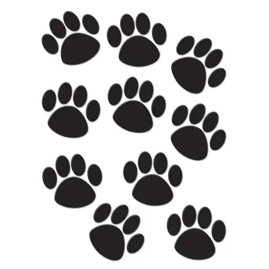 Black Paw Prints Accents, Pack of 30 {1}
