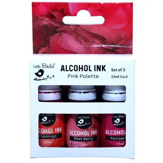 Little Birdie Alcohol Ink 15ml 3/Pkg-Pink Palette {1}