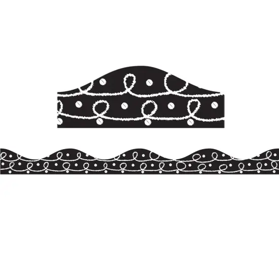 Magnetic Border, Scribble Chalk Loops, 12' {1}