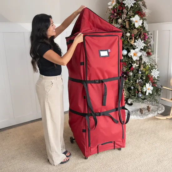 Artificial Christmas Tree Storage Bag with Wheels (7-12 ft. Trees) {6}