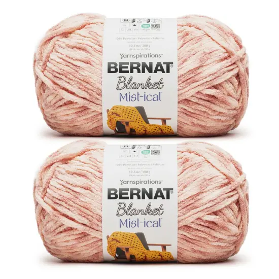 Bernat Blanket Mist-Ical Yarn 24 Pack-Pink Quartz {1}
