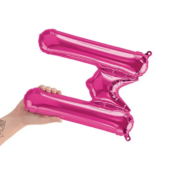 NorthStar Balloons&reg; 16 Inch Letter M Magenta Air Fill Only {3}