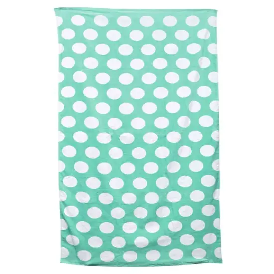 Carmel Towel Company&reg; Classic&nbsp;Beach Towel Lt blu polka dot {5}
