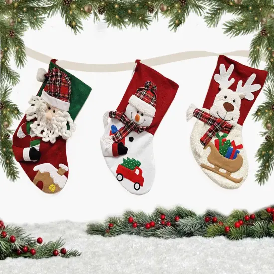 Snowman Christmas Sock F07M5-4 Snowman {2}
