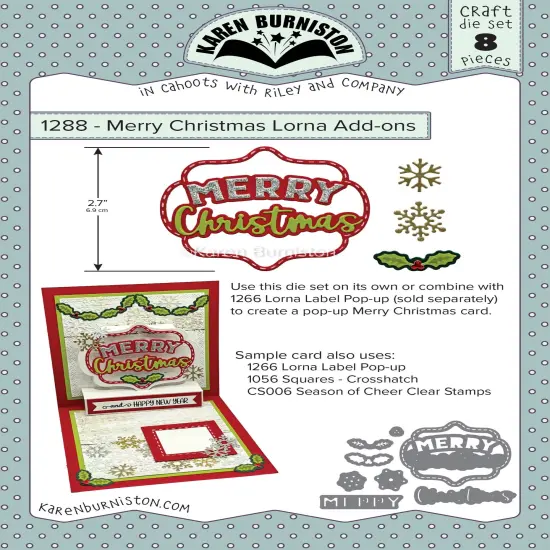 Karen Burniston Dies-Merry Christmas Lorna Add-Ons {1}