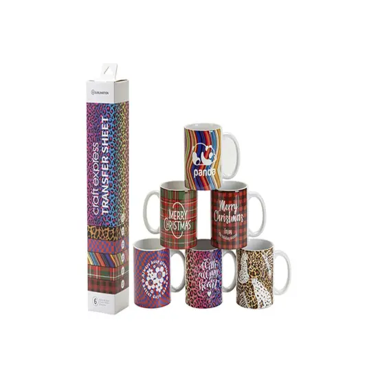 Craft Express 6 Pack 12x12 Assorted Sublimation Transfer Sheets II {1}