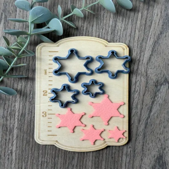 Star Badge | Country Western Clay Cutters {1}