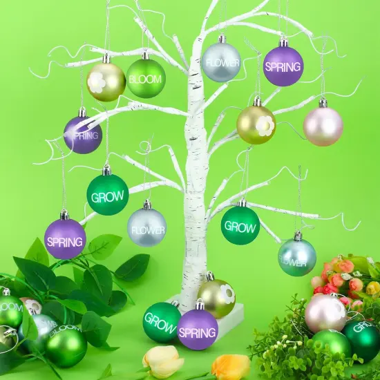 24 PCS Spring Hanging Ball Ornaments {2}