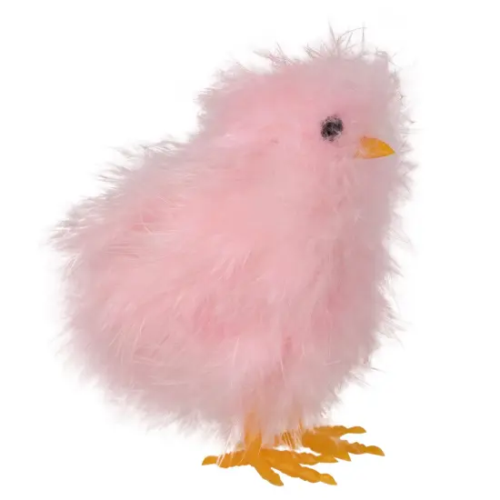Northlight Furry Chicks Easter Figurines - 3.25" - Pink - Set of 3 {5}
