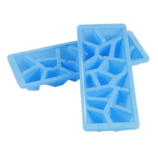 Chef Craft Iceberg Ice Cube Tray 2pc Set - Creates 15 Fun Shaped Cubes {1}